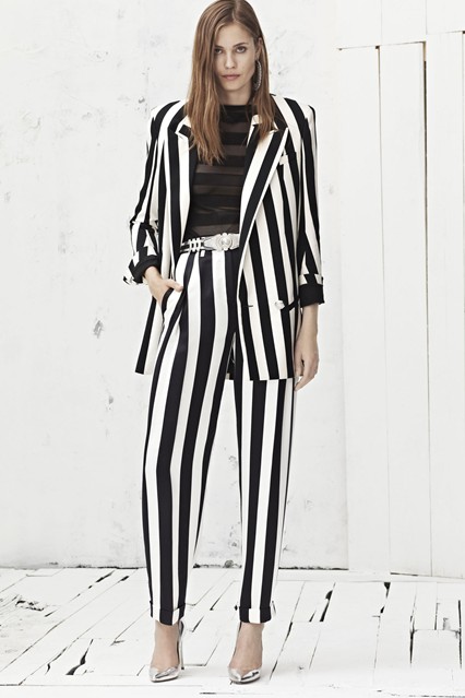balmain suit stripe