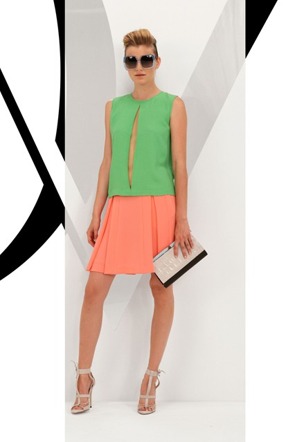 dvf colour blocking